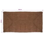 vidaXL Koberec do oblasti Sivá 80 x 200 cm Juta – Obrázok 5