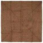 vidaXL Koberec do oblasti Sivá 160 x 160 cm Juta – Obrázok 2