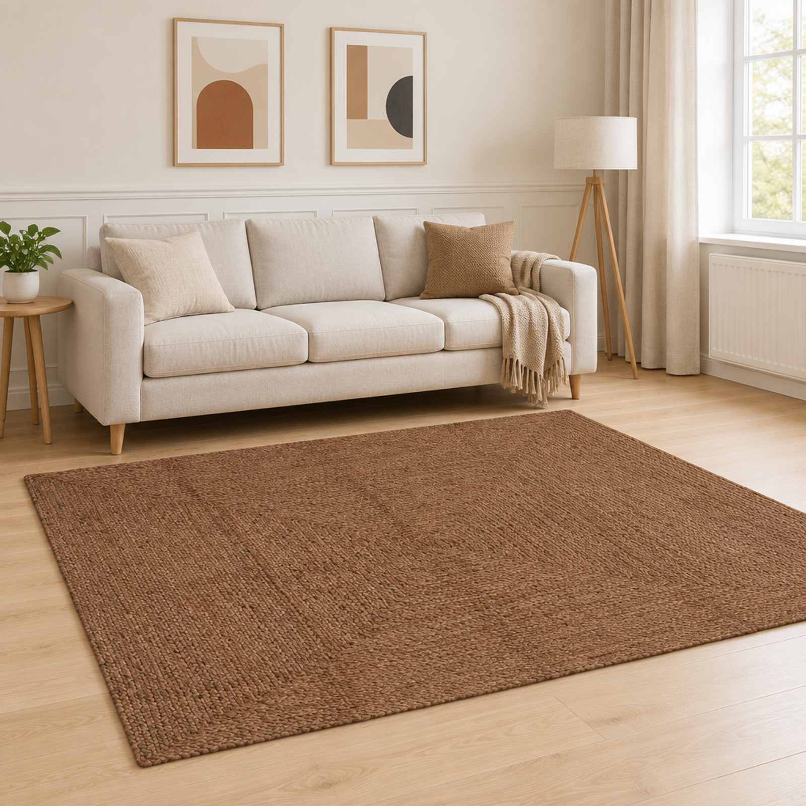 42010418_1.jpg vidaXL Koberec do oblasti Sivá 160 x 230 cm Juta – Obrázok 1