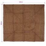 vidaXL Koberec do oblasti Sivá 160 x 230 cm Juta – Obrázok 5