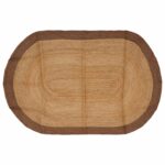 vidaXL Koberec do oblasti Sivá 100 x 152 cm Juta – Obrázok 2