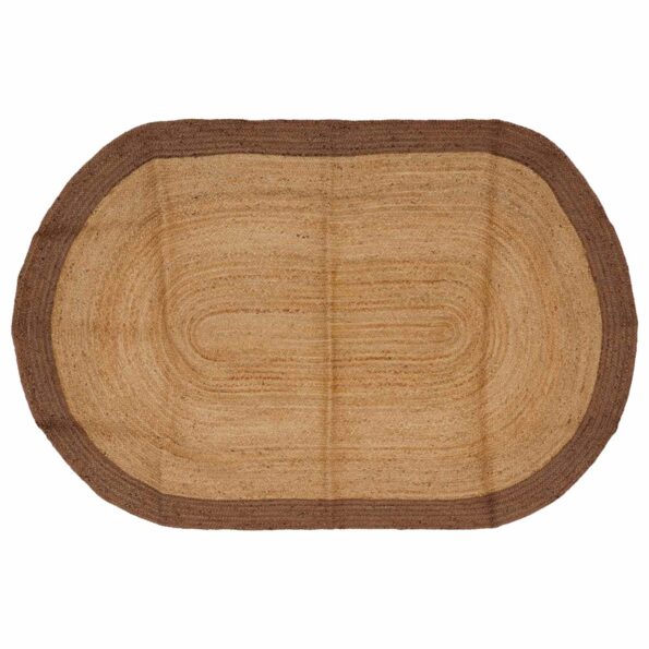 vidaXL Koberec do oblasti Sivá 100 x 152 cm Juta – Obrázok 2