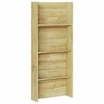 vidaXL Regály na rastliny Hnedá 50 x 15 x 117 cm – Obrázok 2