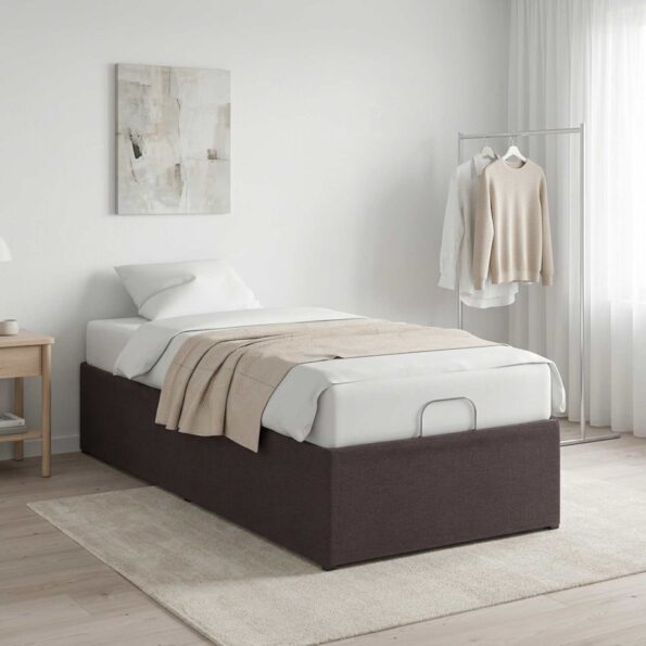vidaXL Elektrický nastaviteľný rám postele Hnedá 200 x 70 x 33,5 cm – Obrázok 4