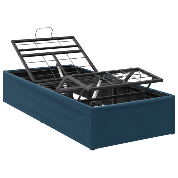 vidaXL Elektrický nastaviteľný rám postele Modrá 200 x 70 x 33,5 cm – Obrázok 2
