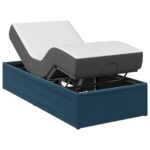 vidaXL Elektrický nastaviteľný rám postele Modrá 200 x 70 x 33,5 cm – Obrázok 3