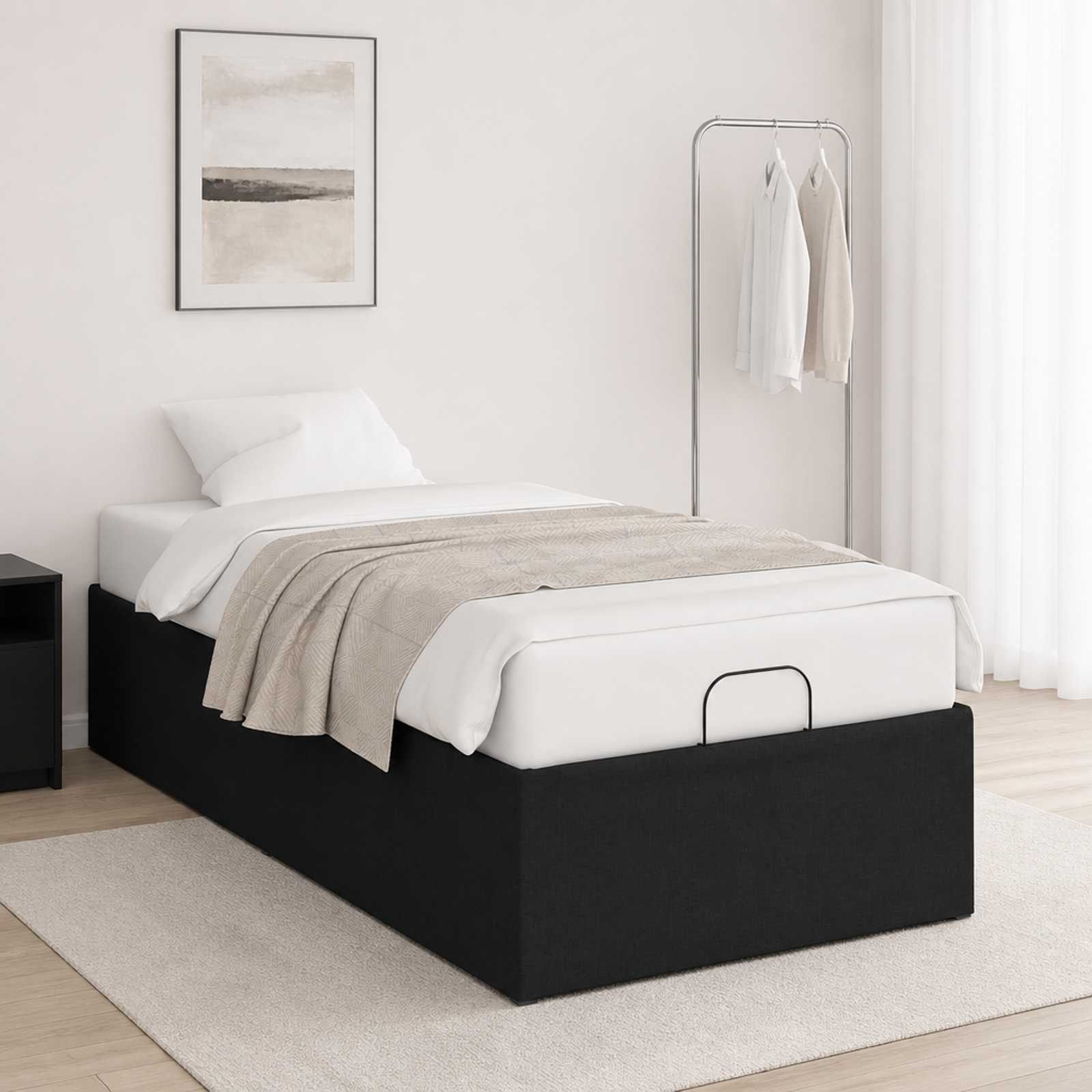 42037273_1.jpg vidaXL Elektrický nastaviteľný rám postele Čierna 200 x 80 x 33,5 cm – Obrázok 1