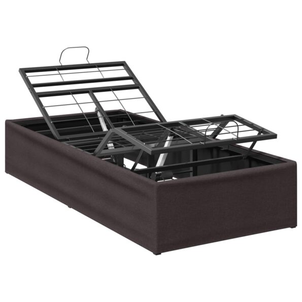 vidaXL Elektrický nastaviteľný rám postele Hnedá 200 x 80 x 33,5 cm – Obrázok 2