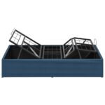 vidaXL Elektrický nastaviteľný rám postele Modrá 200 x 80 x 33,5 cm – Obrázok 7