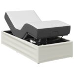 vidaXL Elektrický nastaviteľný rám postele Biela 200 x 80 x 33,5 cm – Obrázok 3