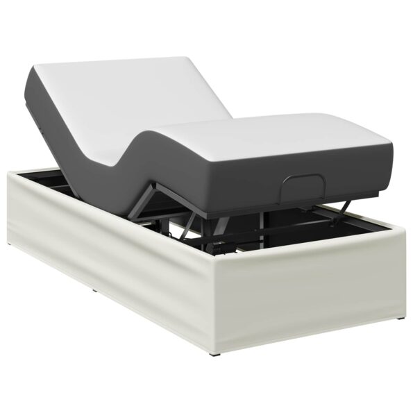 vidaXL Elektrický nastaviteľný rám postele Biela 200 x 80 x 33,5 cm – Obrázok 3