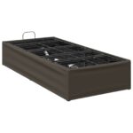 vidaXL Elektrický nastaviteľný rám postele Sivá 200 x 80 x 33,5 cm – Obrázok 5