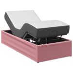 vidaXL Elektrický nastaviteľný rám postele Ružová 200 x 80 x 33,5 cm – Obrázok 3