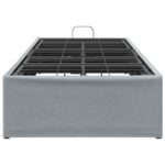 vidaXL Elektrický nastaviteľný rám postele Svetlosivá – Obrázok 6