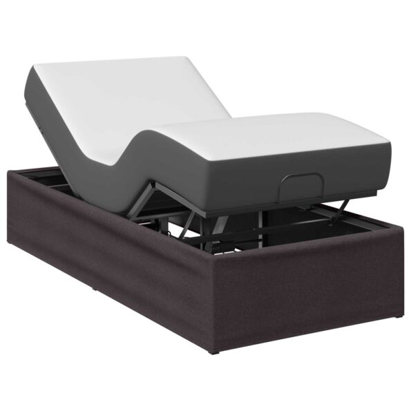 vidaXL Elektrický nastaviteľný rám postele Hnedá 200 x 90 x 33,5 cm – Obrázok 3