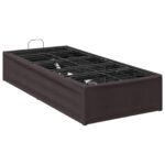 vidaXL Elektrický nastaviteľný rám postele Hnedá 200 x 90 x 33,5 cm – Obrázok 5