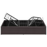 vidaXL Elektrický nastaviteľný rám postele Hnedá 200 x 90 x 33,5 cm – Obrázok 7