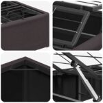 vidaXL Elektrický nastaviteľný rám postele Hnedá 200 x 90 x 33,5 cm – Obrázok 8