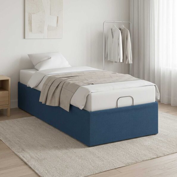 vidaXL Elektrický nastaviteľný rám postele Modrá 200 x 90 x 33,5 cm – Obrázok 4