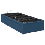 vidaXL Elektrický nastaviteľný rám postele Modrá 200 x 90 x 33,5 cm – Obrázok 5