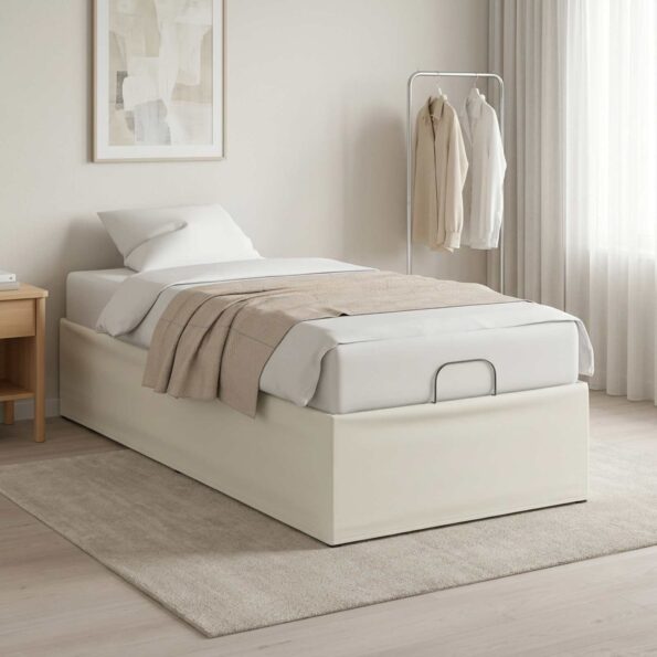 vidaXL Elektrický nastaviteľný rám postele Biela 200 x 90 x 33,5 cm – Obrázok 4