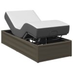 vidaXL Elektrický nastaviteľný rám postele Sivá 200 x 90 x 33,5 cm – Obrázok 3