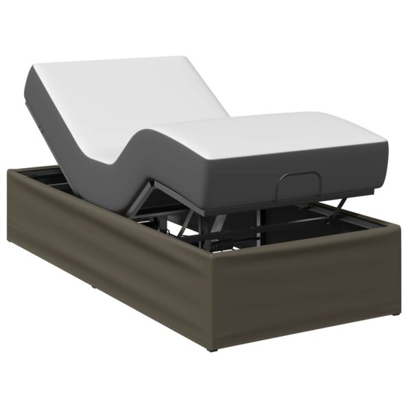 vidaXL Elektrický nastaviteľný rám postele Sivá 200 x 90 x 33,5 cm – Obrázok 3