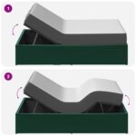 vidaXL Elektrický nastaviteľný rám postele Lesná zeleň – Obrázok 10