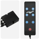 vidaXL Elektrický nastaviteľný rám postele Tmavosivá – Obrázok 9