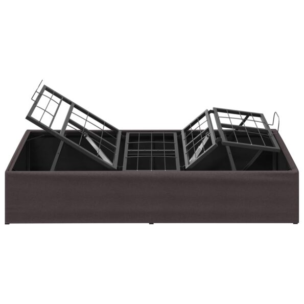 vidaXL Elektrický nastaviteľný rám postele Hnedá 200 x 100 x 33,5 cm – Obrázok 7