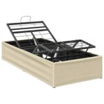 vidaXL Elektrický nastaviteľný rám postele Krémová 200 x 100 x 33,5 cm – Obrázok 2