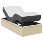 vidaXL Elektrický nastaviteľný rám postele Krémová 200 x 100 x 33,5 cm – Obrázok 3