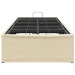 vidaXL Elektrický nastaviteľný rám postele Krémová 200 x 100 x 33,5 cm – Obrázok 6