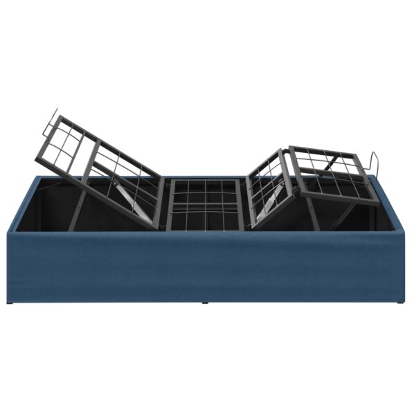 vidaXL Elektrický nastaviteľný rám postele Modrá 200 x 100 x 33,5 cm – Obrázok 7