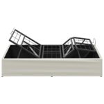 vidaXL Elektrický nastaviteľný rám postele Biela 200 x 100 x 33,5 cm – Obrázok 7
