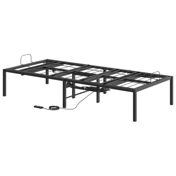 vidaXL Elektrický nastaviteľný rám postele Čierna 200 x 70 x 33,5 cm – Obrázok 5