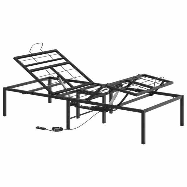 vidaXL Elektrický nastaviteľný rám postele Čierna 200 x 80 x 33,5 cm – Obrázok 2
