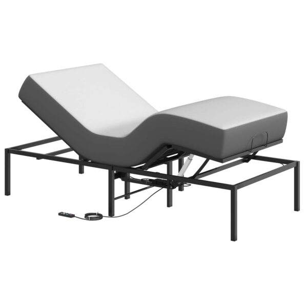 vidaXL Elektrický nastaviteľný rám postele Čierna 200 x 80 x 33,5 cm – Obrázok 3