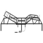 vidaXL Elektrický nastaviteľný rám postele Čierna 200 x 80 x 33,5 cm – Obrázok 7