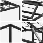 vidaXL Elektrický nastaviteľný rám postele Čierna 200 x 80 x 33,5 cm – Obrázok 8