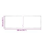 vidaXL Plachta 350 gsm Priehľadná 2 x 1,5 m PVC – Obrázok 10