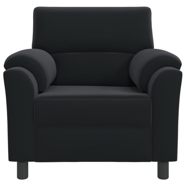 vidaXL Pohovka Čierna 94 x 85 x 93 cm Zamat – Obrázok 3