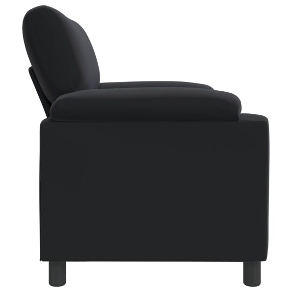 vidaXL Pohovka Čierna 94 x 85 x 93 cm Zamat – Obrázok 4