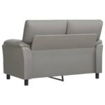vidaXL Pohovka Svetlosivá 154 x 85 x 93 cm Zamat – Obrázok 5