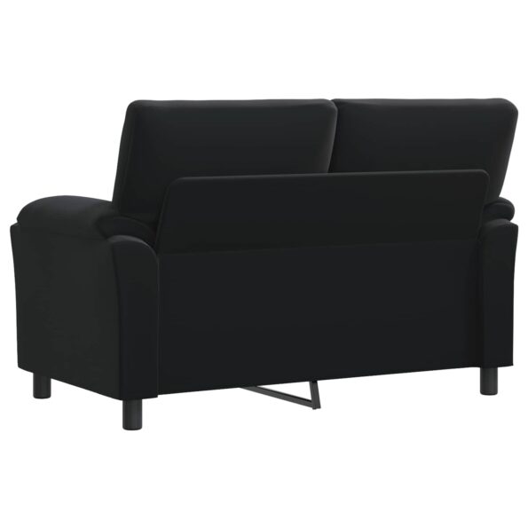 vidaXL Pohovka Čierna 154 x 85 x 93 cm Zamat – Obrázok 5