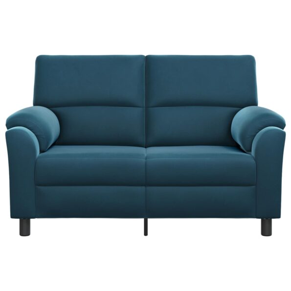 vidaXL Pohovka Modrá 154 x 85 x 93 cm Zamat – Obrázok 3