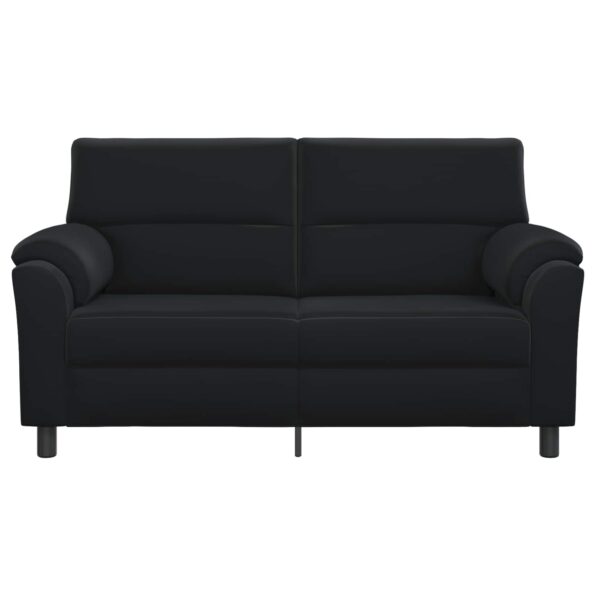 vidaXL Pohovka Čierna 174 x 85 x 93 cm Zamat – Obrázok 3