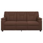 vidaXL Pohovka Hnedá 191 x 85 x 93 cm Umelá koža – Obrázok 3