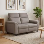 vidaXL Pohovka Sivohnedá 158 x 90 x 95 cm Látka