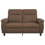 vidaXL Pohovka Hnedá 158 x 90 x 95 cm Látka – Obrázok 3